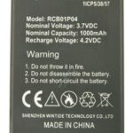RCB01P04 380128 DORO ACCU 3,7V-1000MAH VERVANGER PRIMO 366 ( BULK)