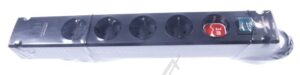 BREMOUNTA 1150660415 STECKDOSENLEISTE 5-FACH MIT 2 USB C-LADEBUCHSEN (STECKERLEISTE USB C MIT SCHALTER UND 3M KABEL)