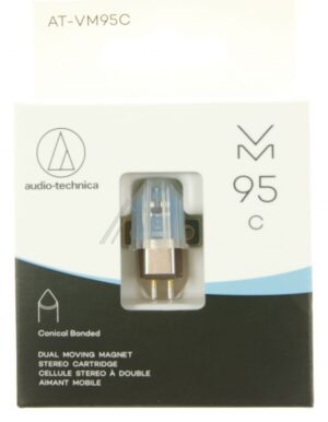 AT-VM95C STEREO geschikt voor DUAL MM PICK-UP NAALD CONICAL BONDED