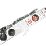 SUPER-SOLID-LINE 1153340115 STECKDOSENLEISTE 5-FACH SILBER 2,5M H05VV-F 3G1,5