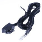 KABEL TAE-F-STEKER > WESTERNSTEKER (8P2C) ZWART 3,0M