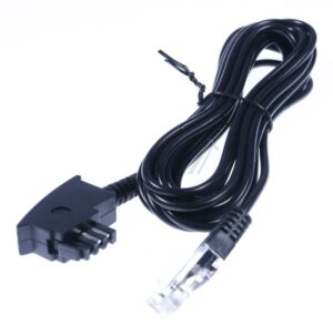 KABEL TAE-F-STEKER > WESTERNSTEKER (8P2C) ZWART 3,0M