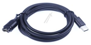 LAADKABEL 1E: USB C STEKER - 2E: geschikt voor GARMIN 4-PIN ALTERNATIEF 1.0M ZWART
