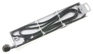PRIMERA-LINE 1153390120 TAFELCONTACTDOOS 10-VOUDIG RANDAARDE ZILVER 2,0M    SCHAKELAAR