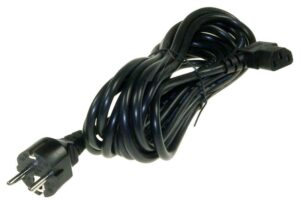 CP119 APPARATENKABEL "KOUDE NORM" 5,0MTR. ZWART