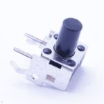 PTS645 MICRO-DRUKSCHAKELAAR,  TOETS: 6,0MM. VERT.MONTAGE