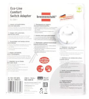 ECO LINE COMFORT 1508220 SWITCH ADAPTER MET VOETSCHAKELAAR