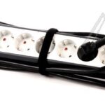 PREMIUM-LINE 1951500100 STECKDOSENLEISTE 10-FACH SCHWARZ/ LICHTGRAU 3M H05VV-F 3G1,5