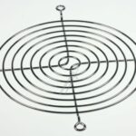 LGM120-8 VENTILATORROOSTER VERCHROOMD,  120X120MM,  8 RINGEN