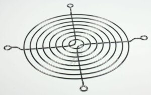 geschikt voor LG M120-8 VENTILATORROOSTER VERCHROOMD,  120X120MM,  8 RINGEN