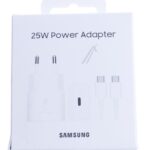 EP-T2510XWEGEU SNELLAADADAPTER (USB TYPE-C,  25 WATT) MET DATAKABEL,  WIT