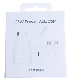 EP-T2510XWEGEU SNELLAADADAPTER (USB TYPE-C,  25 WATT) MET DATAKABEL,  WIT