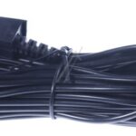 KABEL 1E: TAE F-STEKER - 2E: RJ45-STEKER (WESTERN 8/ 2) 6,0M ZWART