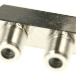 KVB8360531 F-VERBINDER: U-FORM,  SILBER