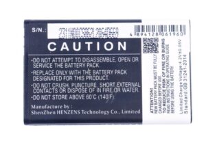 3,7V-900MAH LI-ION ACCU VOOR DORO PHONEEASY 510
