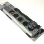 SUPER-SOLID 13.500A 1153340315 TAFELCONTACTDOOS 5-VOUD    OVERSP. BEVEILIGING ZILVER 2,5MTR