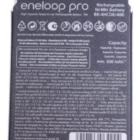 LR03 BK-4HCDE/ 4BE ENELOOP PRO,  READY TO USE ACCU,  AAA 930MAH,  4 PER BLISTER